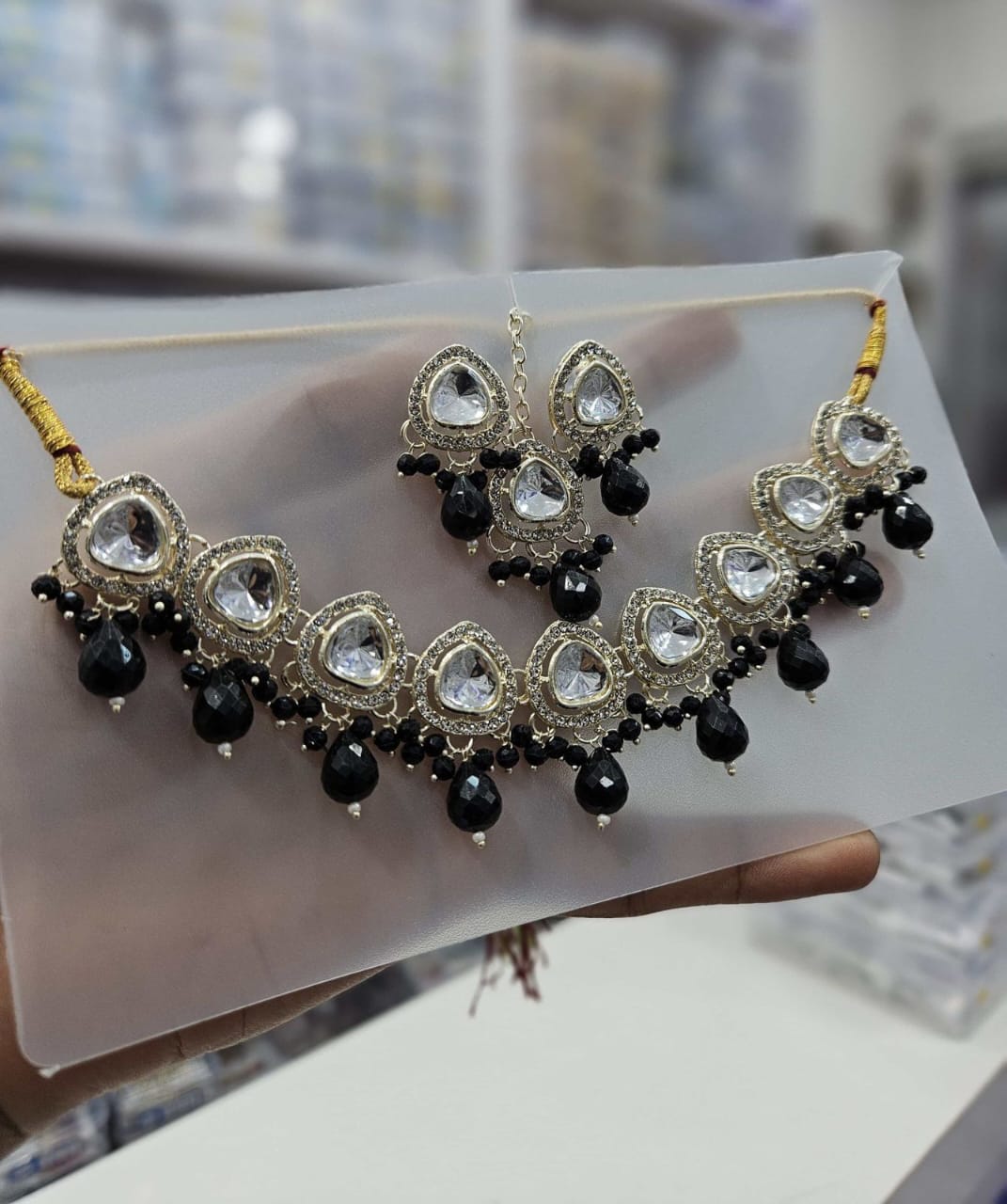 Designer Dimond necklace set Wholesale Shop In Surat